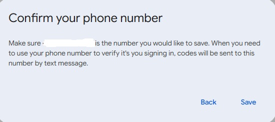 A user interface prompts the