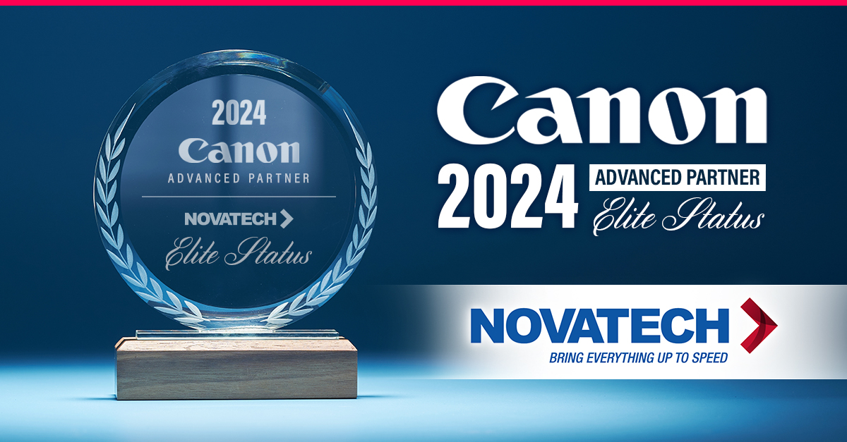 Novatech Earns Elite Status In Canon 2024 Partner Program   Novatech Canon Advanced Partner Elite Status 2024 