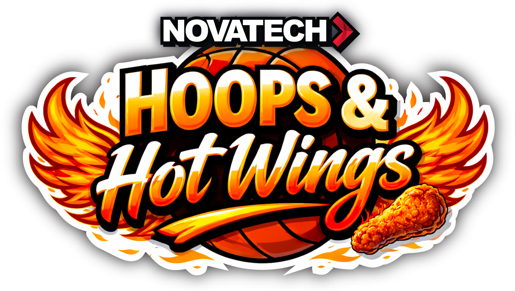 A vibrant logo promotes