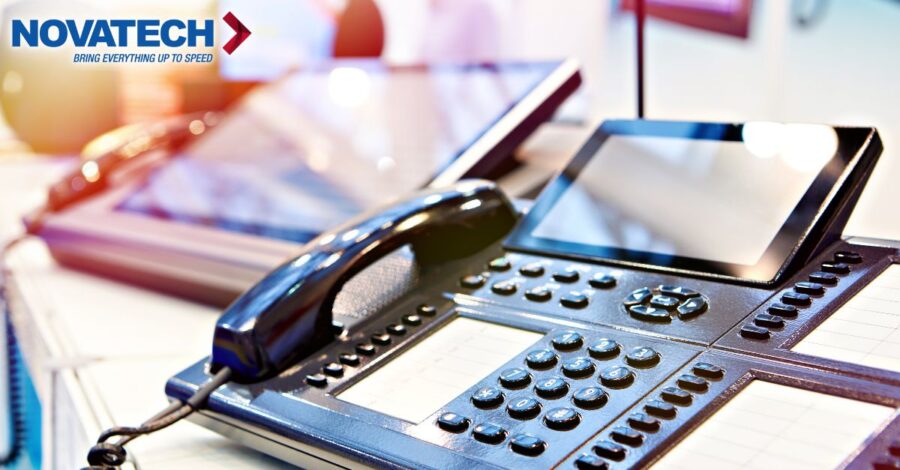 A modern office phone